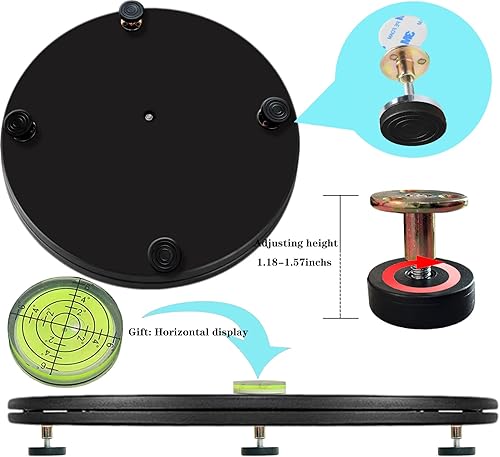 Miniatura 6 de JIOFAVIU Tocadiscos de nivelación de resina con alfombrilla de silicona para manualidades y herramienta de nivelación, suministros de resina de 15.8