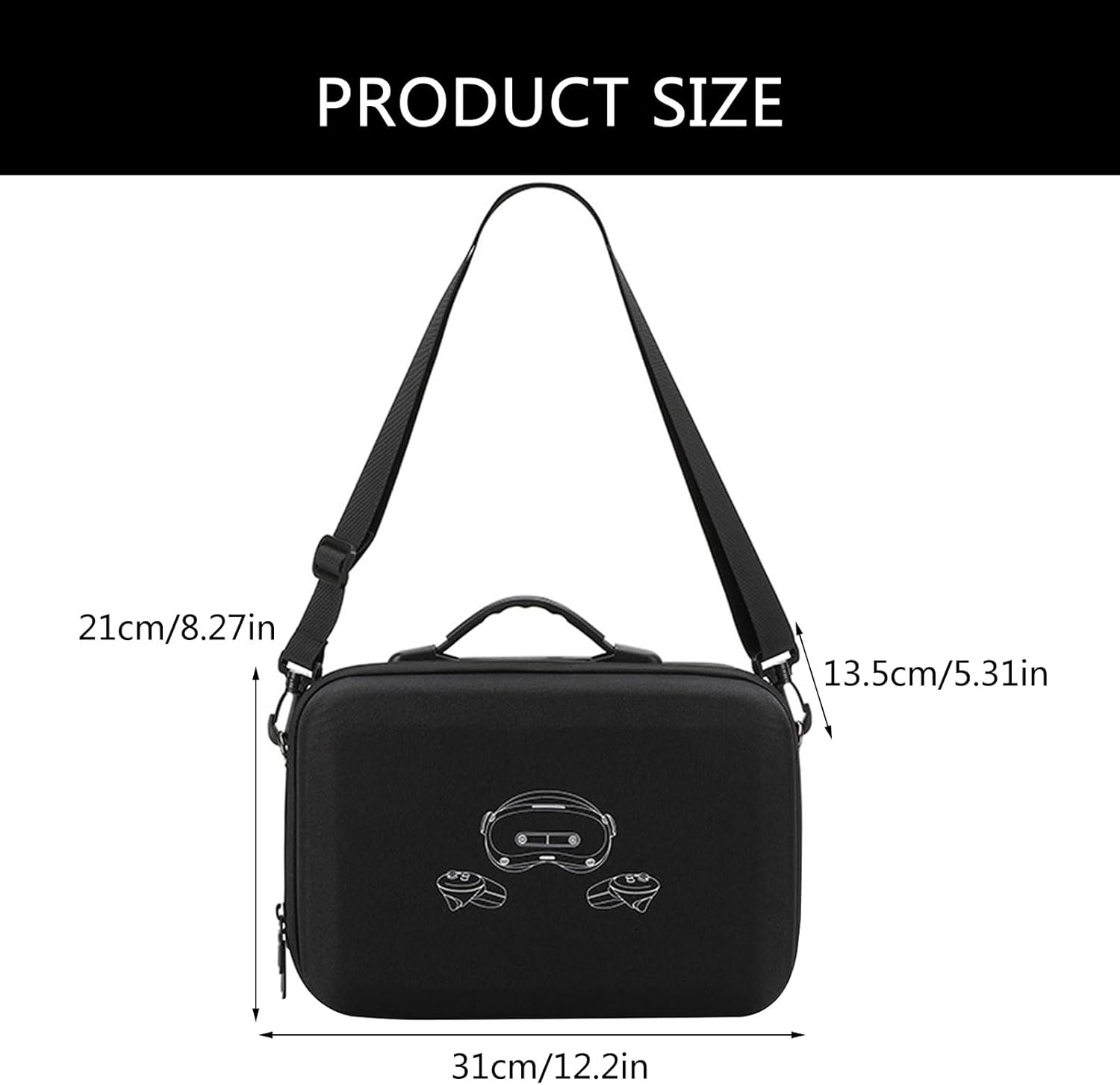 ヘッドセット収納袋 4 トラベル用キャリングケース ヘッドセットハードポータブル保護ボックス