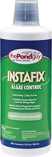 Miniatura 10 de The Pond Guy InstaFix Control de algas, jardín de agua al aire libre, fuente y solución de algas para baño, algas líquidas registradas por la EPA