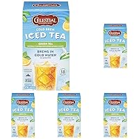 Vista 10 de Celestial Seasonings Cold Brew Citrus Sunrise Iced Tea 18 bolsitas de té