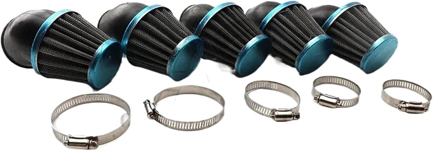 Motorcycle Air Filter 35mm 38mm 42mm 48mm 50mm Universal Fit For 50cc 110cc 125cc 140cc Motorcycle ATV Scooter Pit Dirt Bike(50mm)