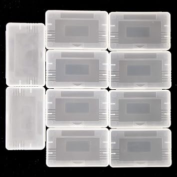 Plastic Game Cartridge Cases Storage Box Protector Holder Dust Cover Replacement Shell for GBA Gameboy Advance SP GBM 10pcs