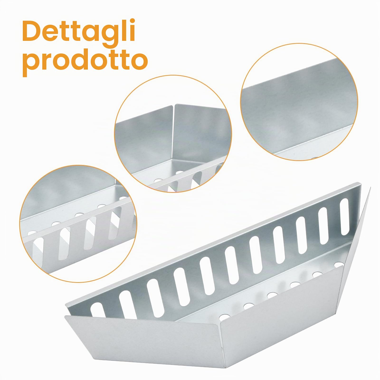 Cestello per carbonella per grill Weber - Accessorio BBQ per griglie a sfera da 57 cm - Cestini per carbonella e vaschetta per carbonella - Compatibile con i grill Weber 7403 e One-Touch a carbonella