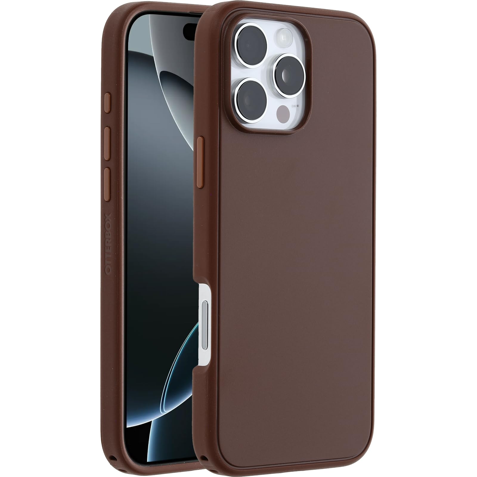 OtterBox Symmetry Series MagSafe Case for iPhone 16 Pro Max, Shockproof, Drop proof, Protective Thin Case, 3x Tested to Military Standard, Brown