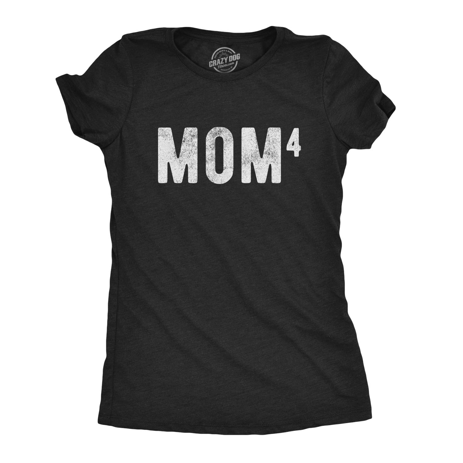 Womens Mama Squared Cubed T Shirts Funny Mom of Two Three or Four Tees for Mothers Day