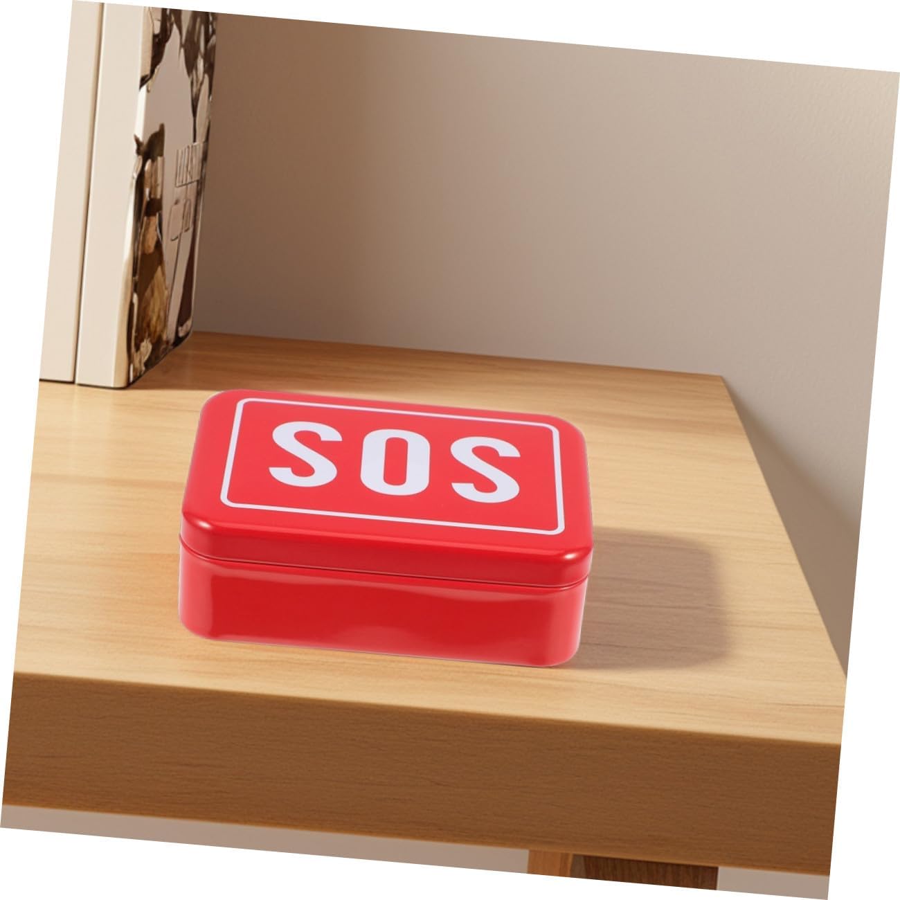 KOMBIUDA 2pcs Metal Sos Survival Box Emergency Kit First Aid Storage Box Outdoor Tool Organizer First Aid Kit Bulk