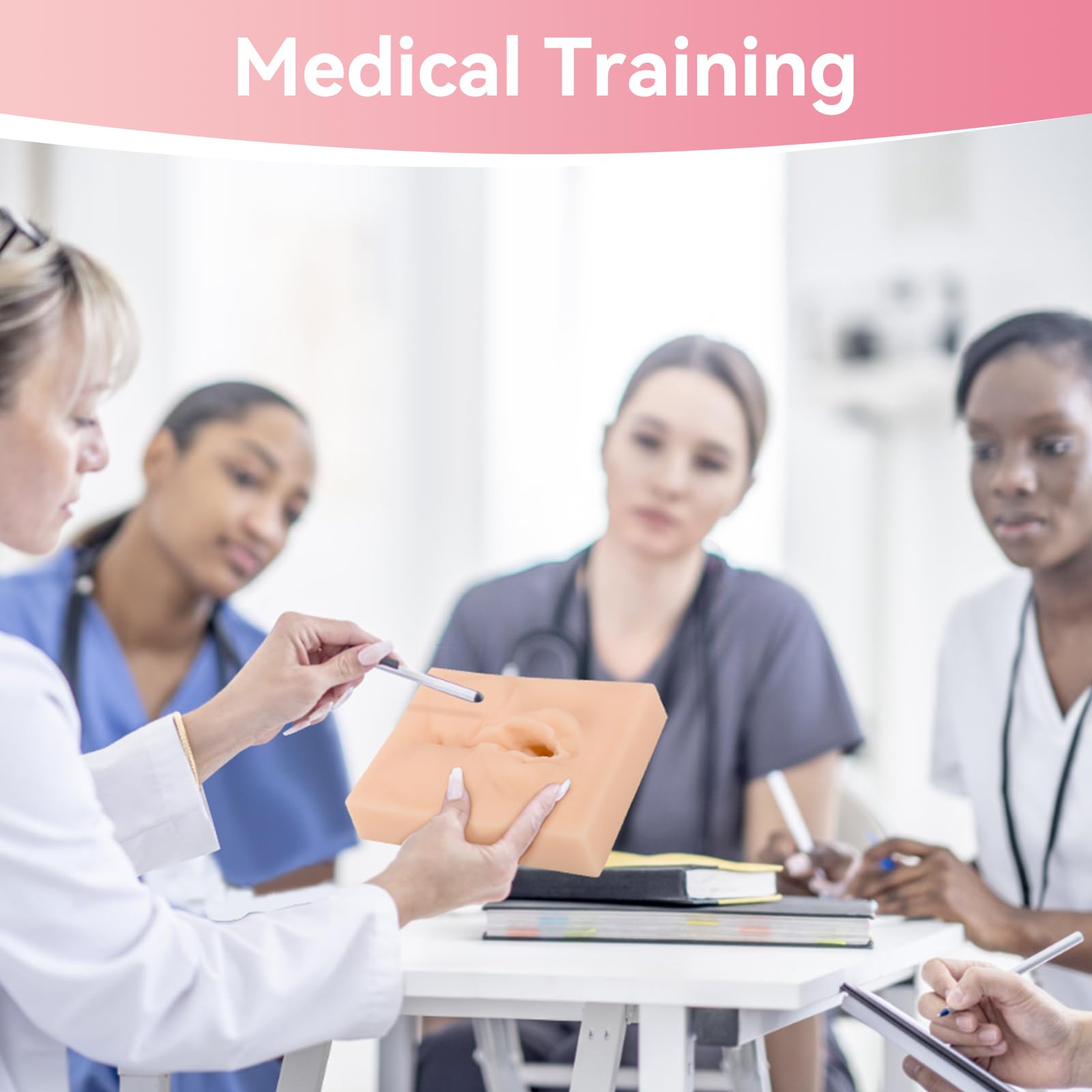 Medarchitect Female Vulva Incision Perineal Suture Practice Model (Midline) Laceration/Episiotomy Suture Simulator Practice for Gynecology Teaching to Medical Student, Doctor Training