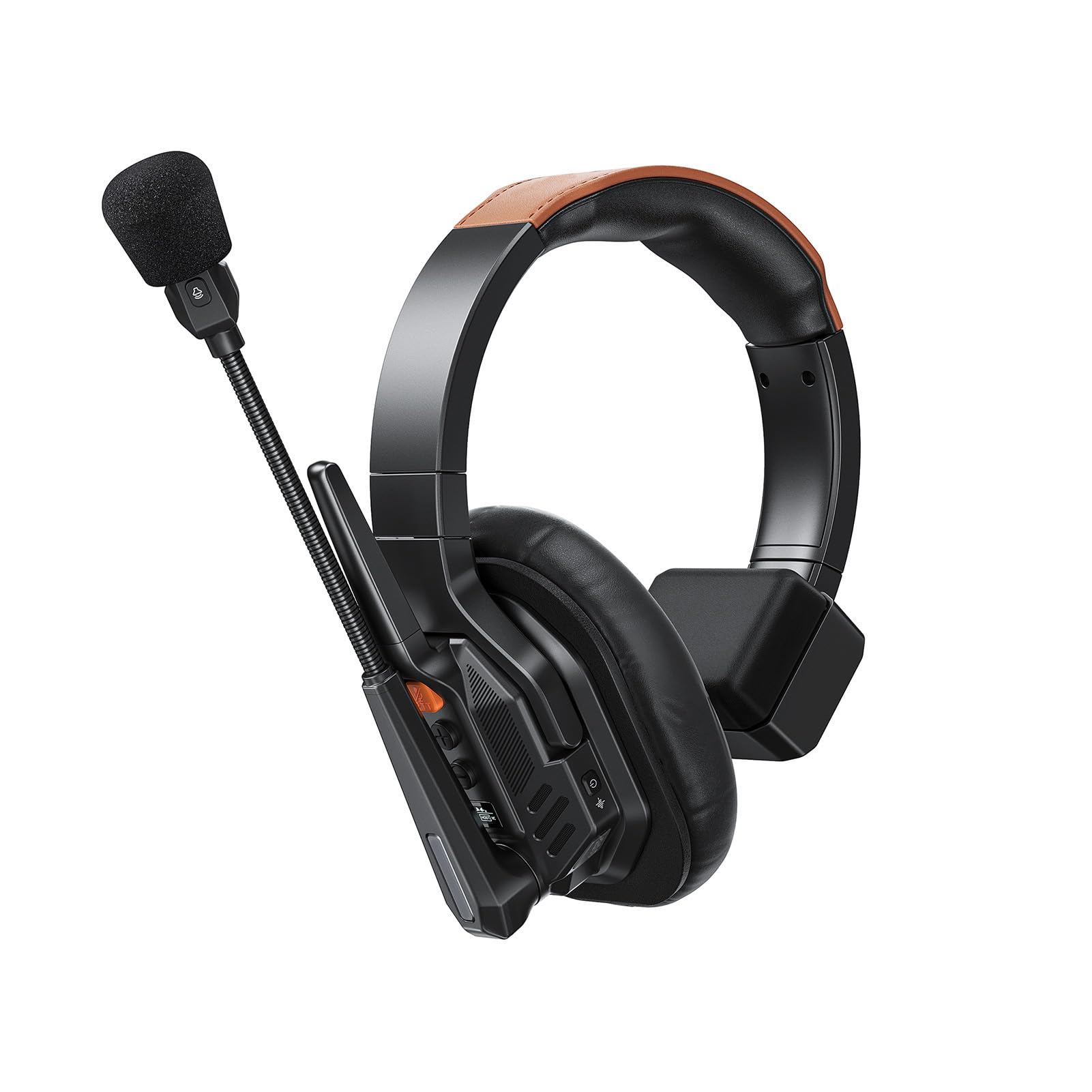 Casque D' sans Fil, Système de Communication Full Duplex avec Réduction du Bruit pour la Coordination D'équipe, 2 Casques de Communication sans Fil pour Conversation de Groupe