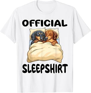 Dachshund Doxie Dog Official Sleepshirt Pajamas Nightgown T-Shirt