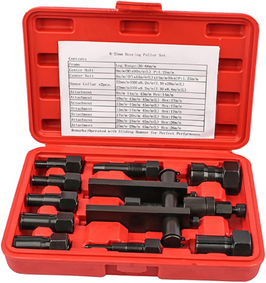 Yardwe 10pcs Bearing Removal Puller Axle Puller Hub Puller Wheel Hub Removal Tool Motorcycle Bearing Removal Tool Bearing Disassembly Puller Drive Bearing Adapters Puller Bearing Puller