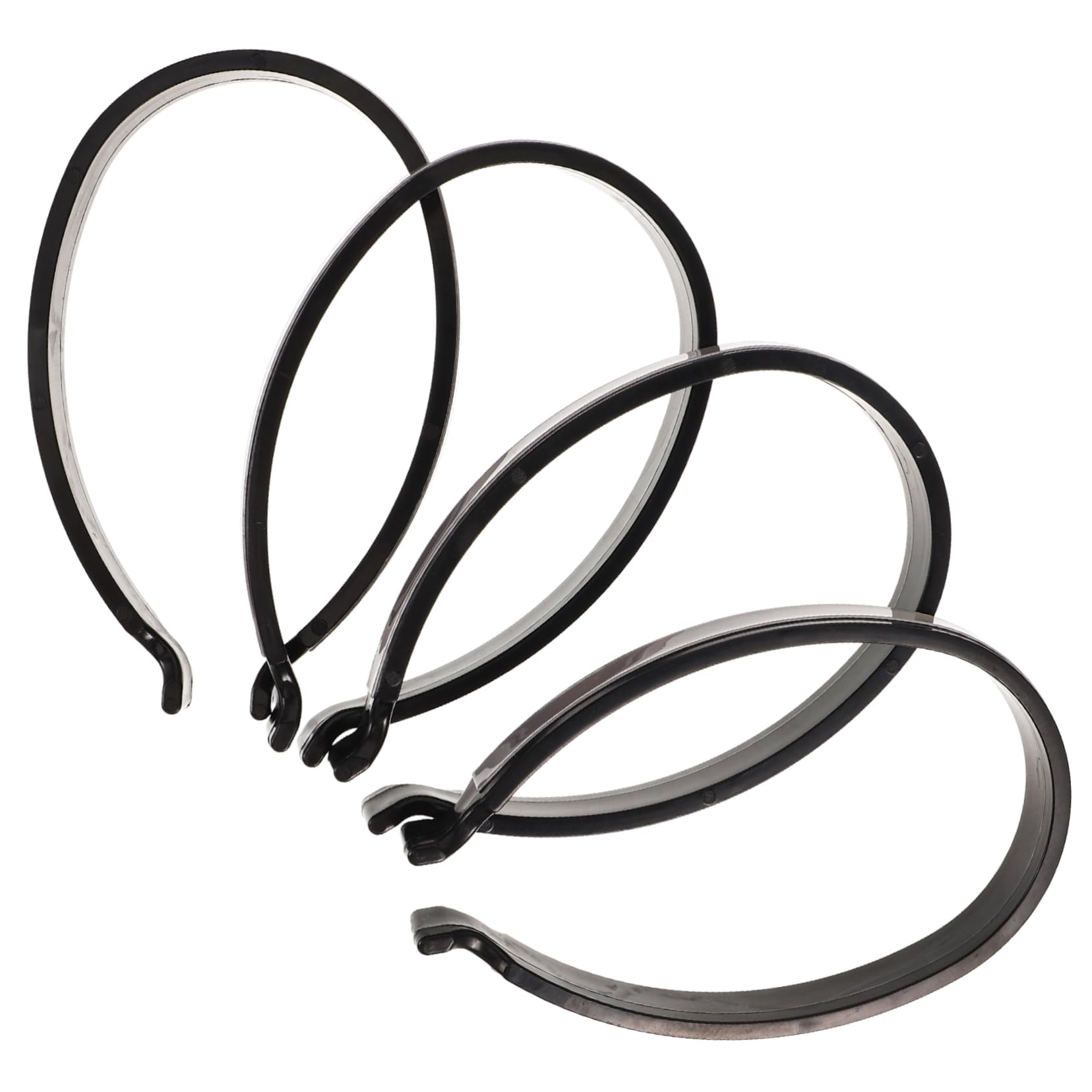 ifundom 2Pairs Reflective Trouser Clips for Cyclists Lightweight Bike Pant Clips for Enhanced Visibility Easy Attachment Reflective Straps for Night Riding Walking and Running Safety