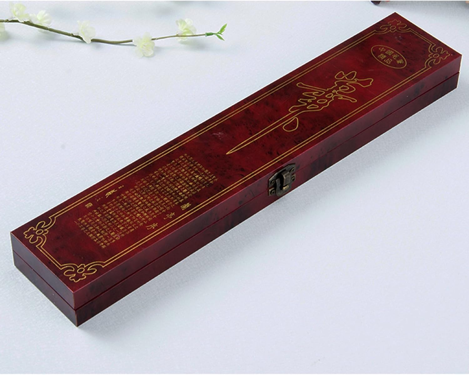 Set de 2 Pinceles de Caligrafía China, Pelo Natural y Lana, con Estuche de Madera 514320