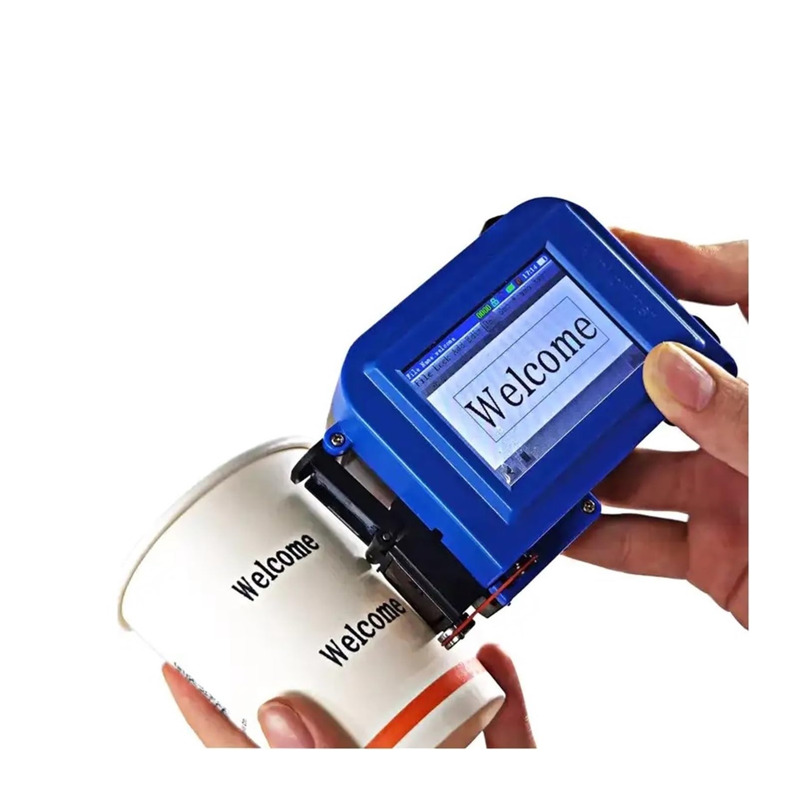 Impresora de Mano, Mini Impresora Manual, de inyección Tinta portátil, for Cajas Lata, Bolsas plástico, impresión códigos Lote(Printer)