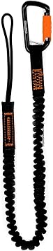 TREMMOR Tool Lanyard Tool Tether, 15 lb Capacity, Third-Party ANSI Approved Self-Retracting Bungee, Heavy Duty Dual Action Carabiner, 3551 in, Assembled & Stitched in USA, TR0150
