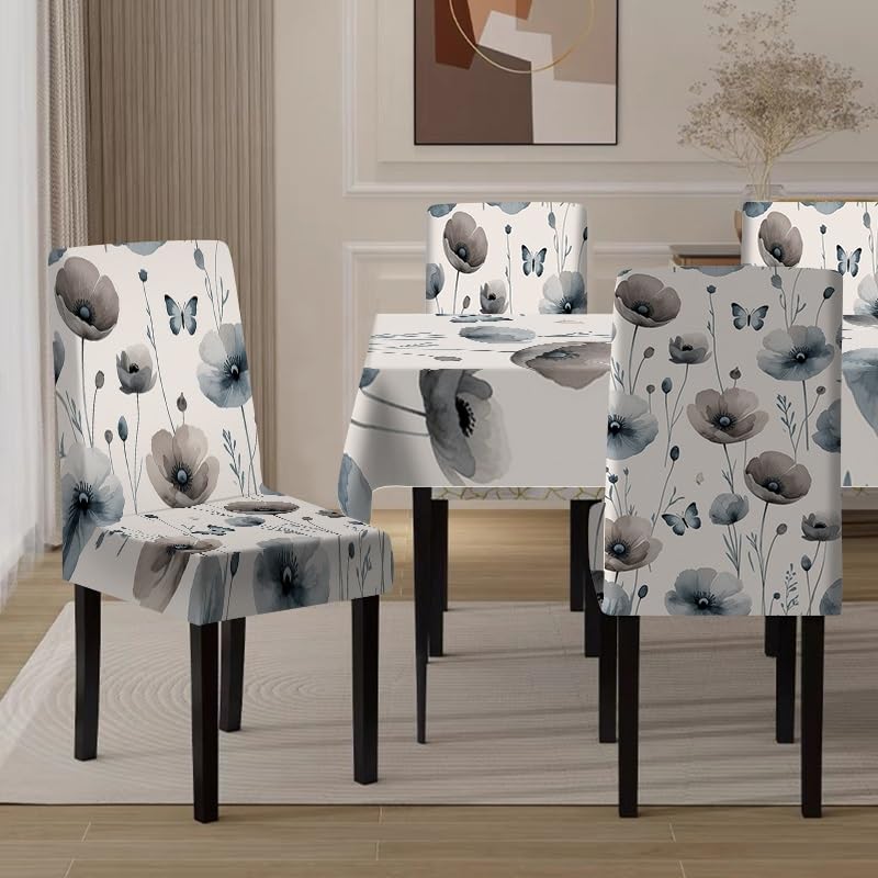Nappe et housses de chaise pour protéger et relooker la table - 6