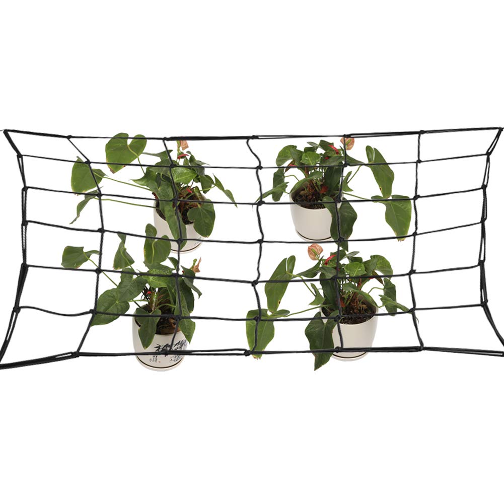 2 Pezzi Rete per tenda da giardino, Rete elastica per piante, Rete a Pressione per Piante, Griglia Elastica, Rete di Supporto per Piante da Tenda