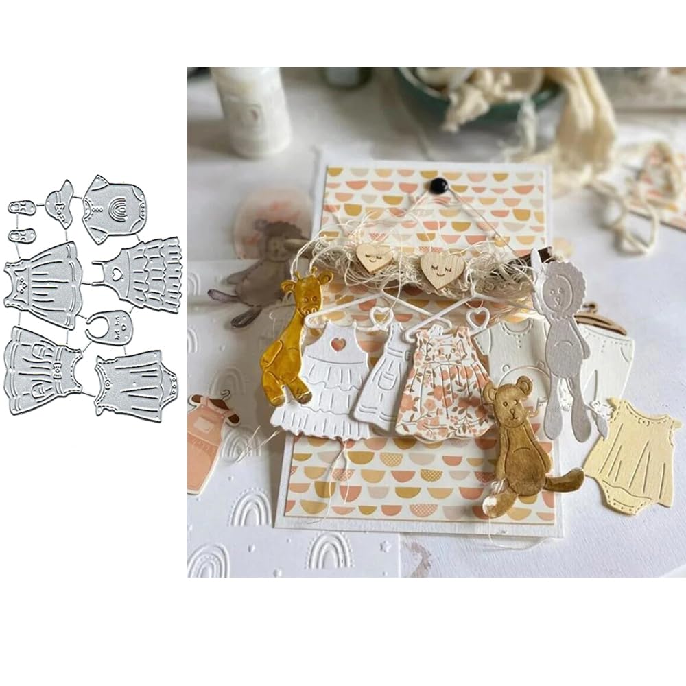 Fustelle In Metallo A Forma Di Grembiule - Set Per Scrapbooking E Goffratura Fai Da Te - 2