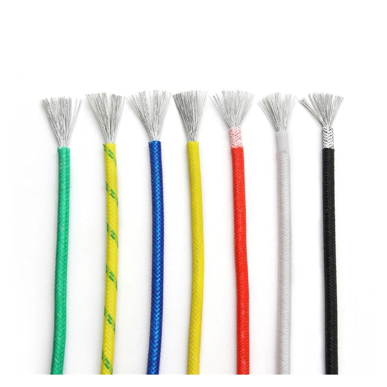 High Temperature Resistant Silicone Wire Copper Cable Fiberglass Braided Insulated 300°C Warm Floor Heat Element Line (Color : Blue, Size : 10 Meters_Square 4.0MM)