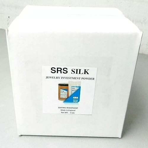 Polvo de fundición de fabricación de joyas Polvo de inversión de cera perdida 5 libras Seda fabricada en Inglaterra