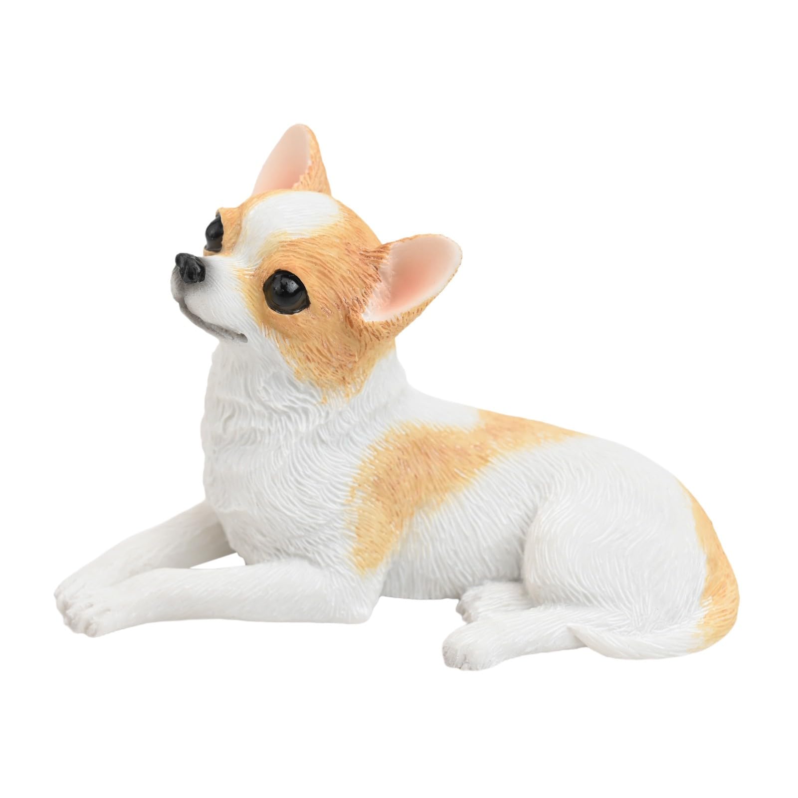 Statue de jardin Chihuahua assis en résine pour honorer votre race de chien favorite