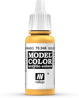 Vallejo Acrylic Paint, Golden Yellow