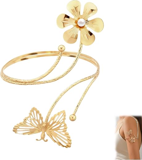 YUISI Arm Cuff Jewellery for Women Cuff for Women, Minimalist Starfish Arm Stackable Beach Jewelry, Elegant Arm Bangle for...