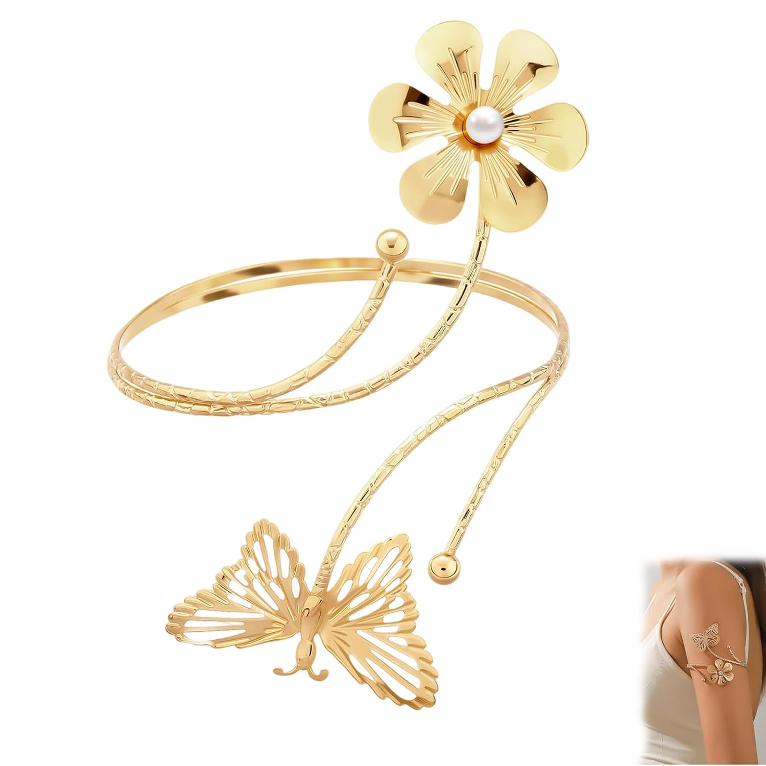 YUISI Arm Cuff Jewellery for Women Cuff for Women, Minimalist Starfish Arm Stackable Beach Jewelry, Elegant Arm Bangle for... - Review, Price and Buying Guide
