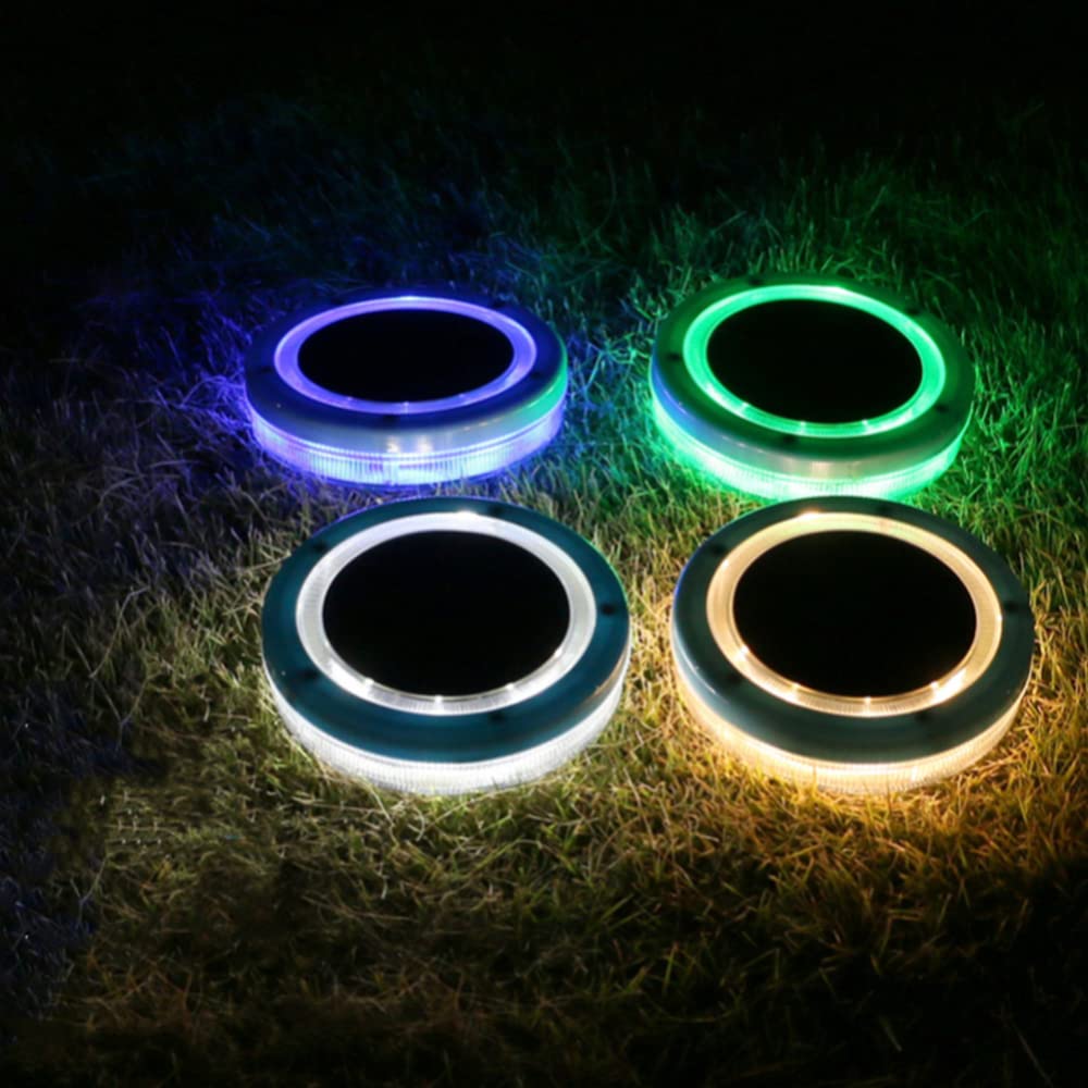 Poolbeleuchtung Solar Pool Licht Unterwasser, Pool Beleuchtungen Solar Unterwasser Licht, Wasserdichtes Poollampe Solarpoollicht für Pool Teich Badewanne Brunnen Aquarium Garten Rasen (4PCS)