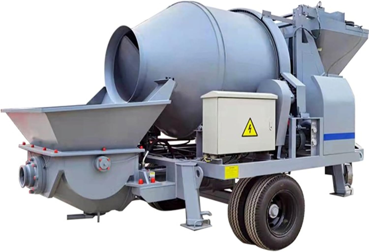 Automatic Concrete Mixer with Pump, Cost-Effective Cement Mixer Pump, Mobile Concrete Pump for Pro-Contractors