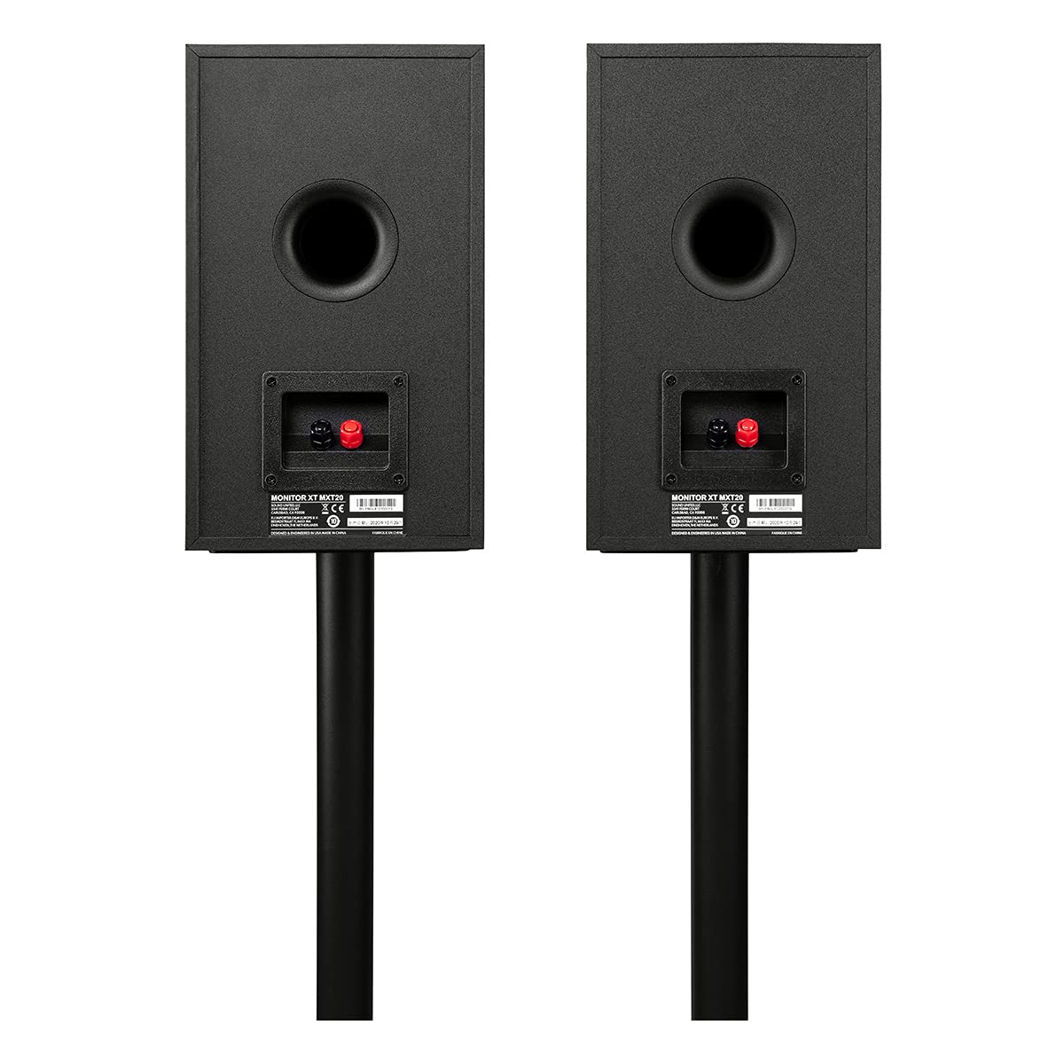 Polk Audio MXT20BK MXT 20 Diffusori da Stand, Nero