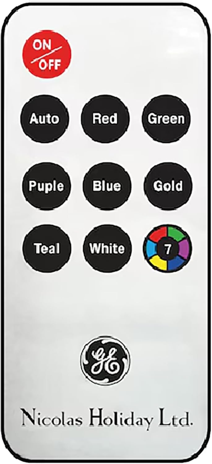 GE Color Effects LED Bethlehem Star Tree Top, 1ct, RGB, with Remote Control