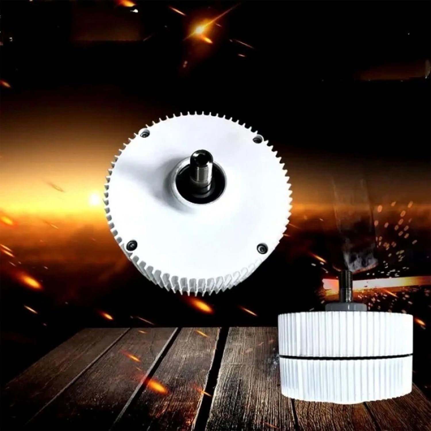 200W Three-Phase Alternato Rwith Rectifier Rare Earth NdFeB Permanent Magnet Electric Motor Generator DIY AC Alternator 200w Permanent Magnet Motor(100w,24v)