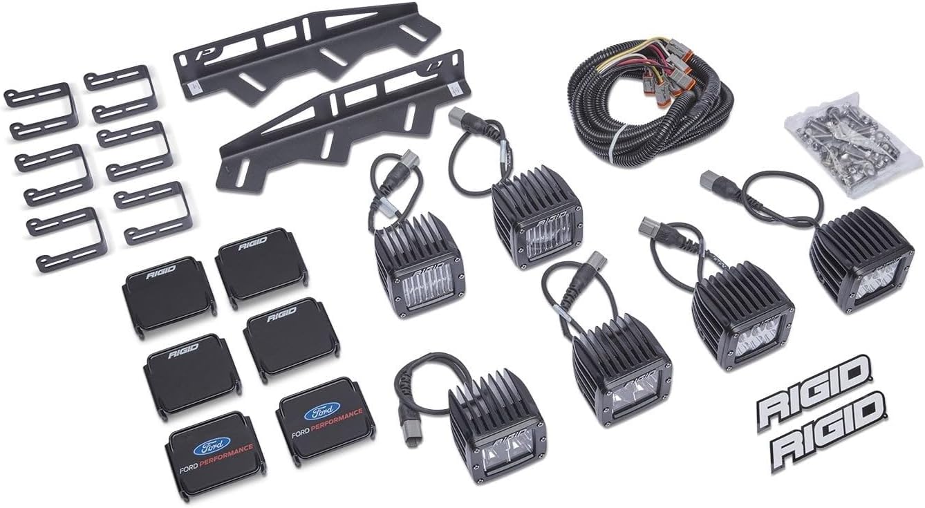 Rigid Off-Road LED Fog Light Kit made for F150 Raptor 2017-2020