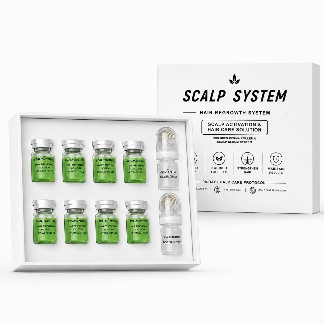 𝓐𝓵𝓹𝓱𝓪 Infuse Hair Growth Serum for Men, Scalp Serum for Thinning Hair