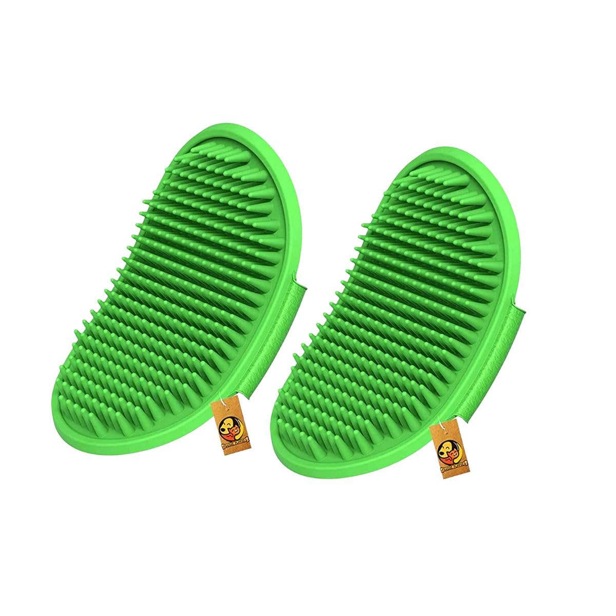Foodie Puppies Pet Massage Rubber Bath Glove for Dogs, Cats, Rabbit, & Hamster | Grooming Shampoo Washing Soothing Bristles Hand Brush Comb (Soothing Glove) (Pack of 2) (B0C9J1W76P) Amazon Price History, Amazon Price Tracker