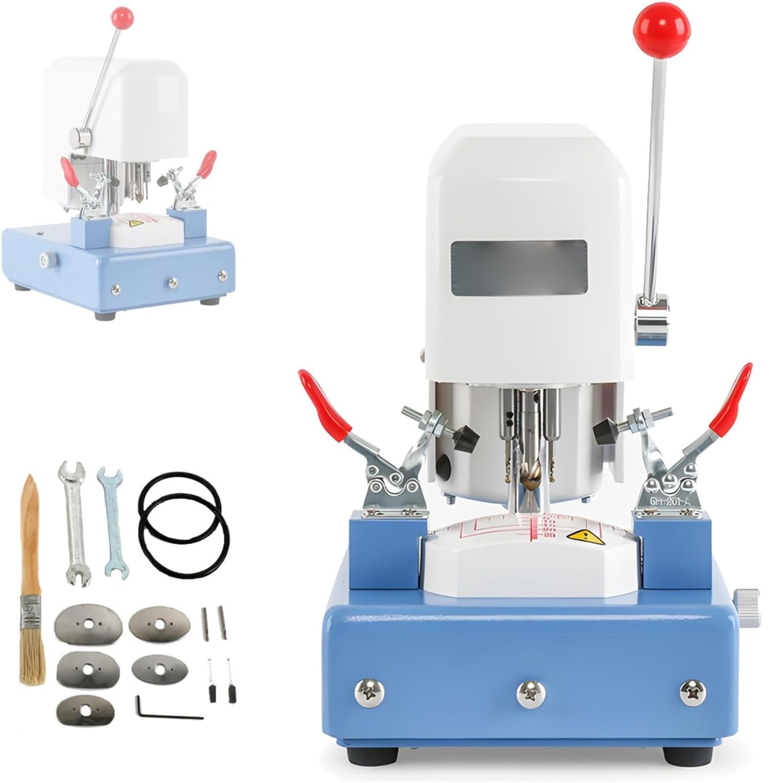 YXZQLOZ Machine Percer Les Lentilles,Lens Template Punching Machine,with Template Clamping Device,for Lens Processing Equipment