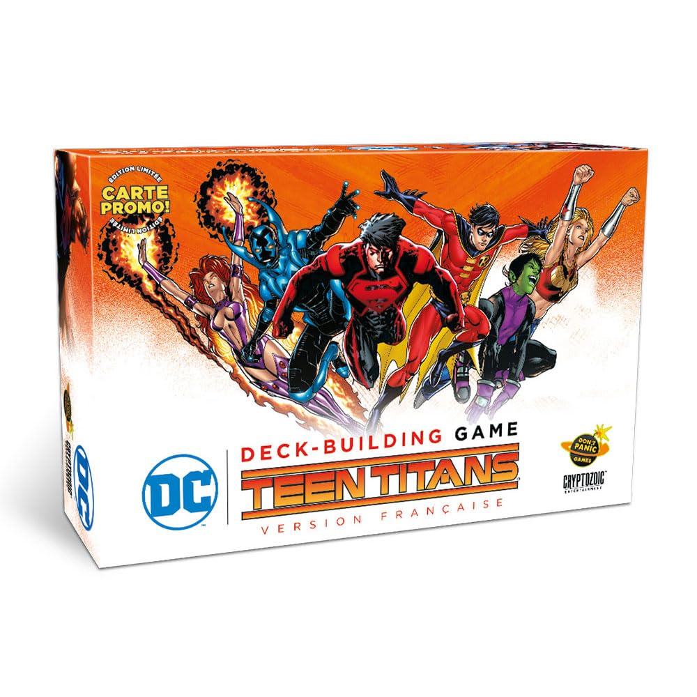 Don't Panic Games | DC Comics Deck-Building Game : Teen Titans (Stand Alone) | Jeu de société | À partir de 14 Ans | 2-5 Joueurs | 45 Minutes