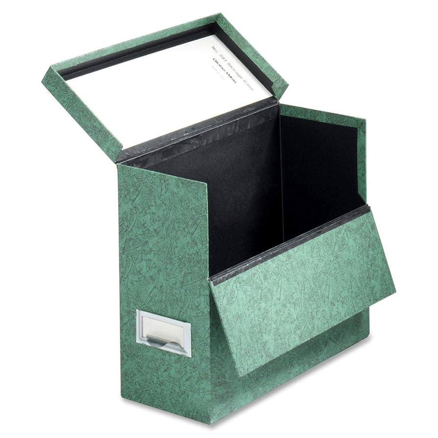 小物入れ Medium GLOBO BOX (Green) Index Card File Box Aazon.co : Globe-Weis/Pendaflex Fiberboard