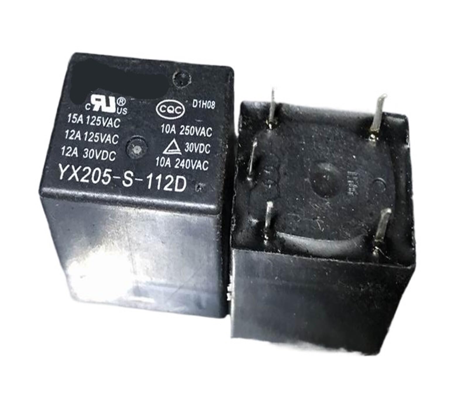 Relé de 5 pines YX205-S-112D 12V con aislamiento térmico para circuitos automatizados