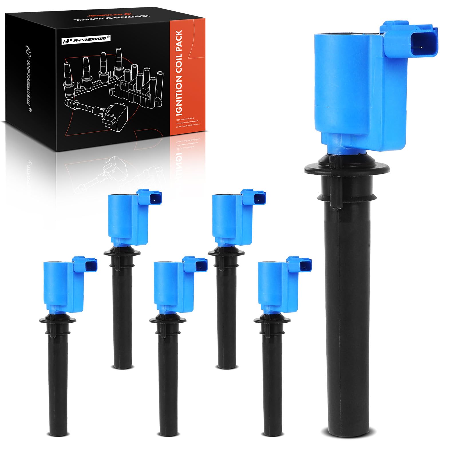 Amazon.com: A-Premium Engine Ignition Coil Pack Compatible with Mazda 6  2003-2008, MPV 2002-2006 & Mercury Mariner 2005-2008, Sable 2005, 3.0L,  Replace# AJ5118100A, ZZB118100, Set of 6 : Automotive