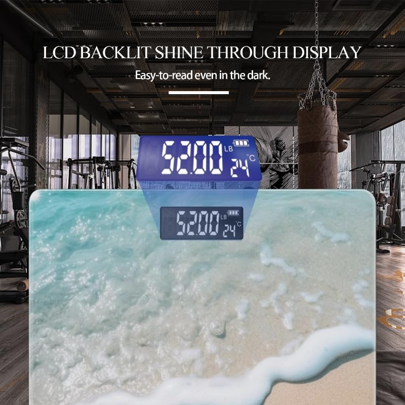 Báscula Digital para Peso Corporal Precisa 400 lbs LED miniatura 3