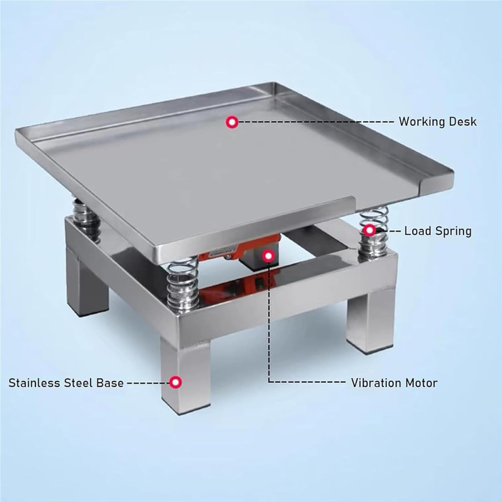 Amazon.com: WIKINK Small Concrete Vibrating Table, Stainless Steel Mini  Vibration Table, 3000-3600 Times/Minute,for Remove Bubbles,Shake The  Precipitate,Shake The Wet Powder,35 * 35cm : Tools & Home Improvement