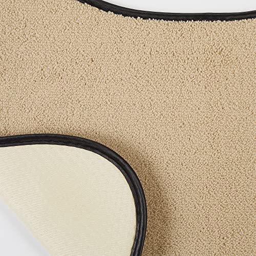 Bone-Shape-Embroidered-Pet-Feeding-Placemat-Brown-by-Bone-Dry Bone Shape Embroidered Pet Feeding Placemat Brown by Bone Dry