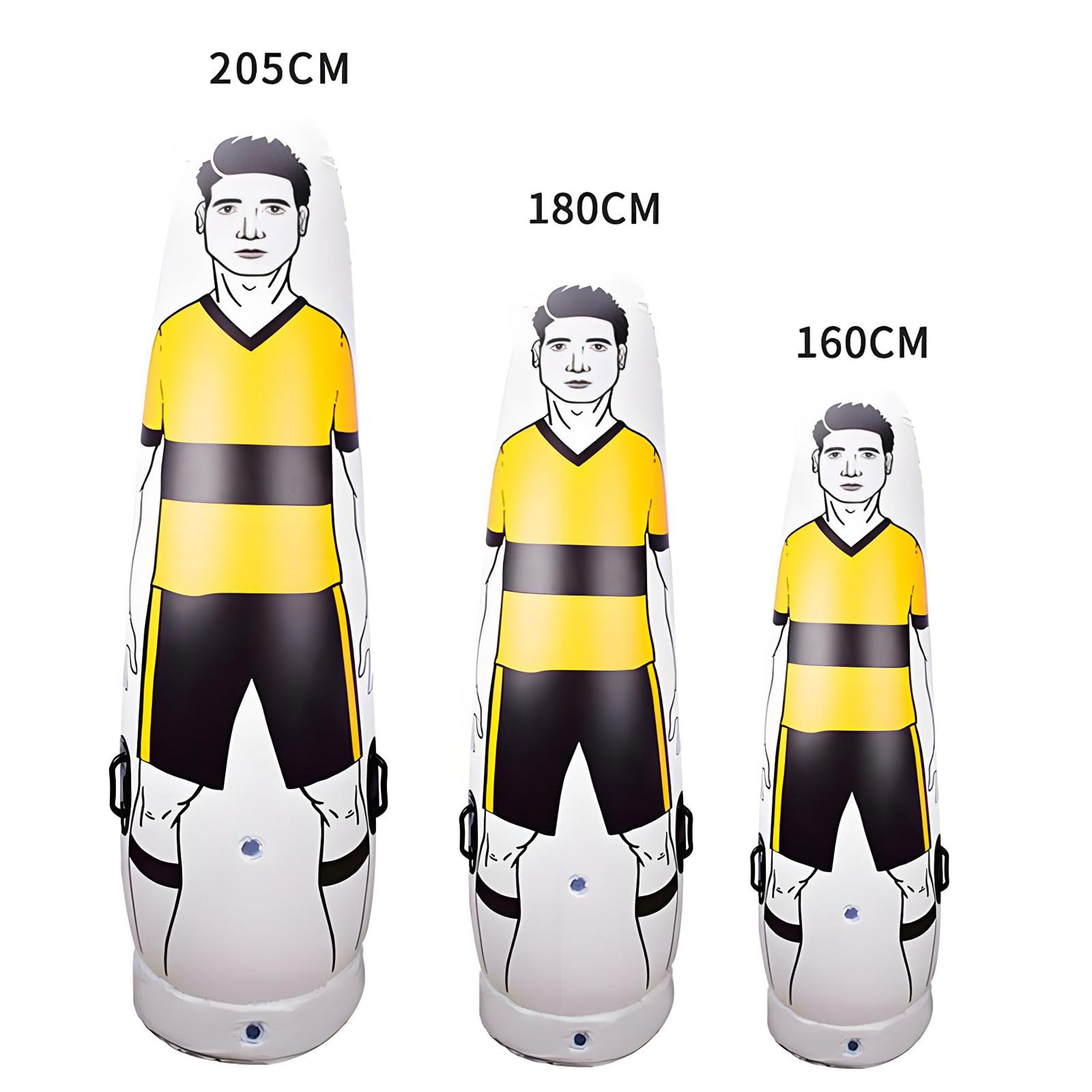 Fußball Dummy Torwart Keeper Tumbler Aufblasbarer Trainingspuppe 160cm 180cm 205cm
