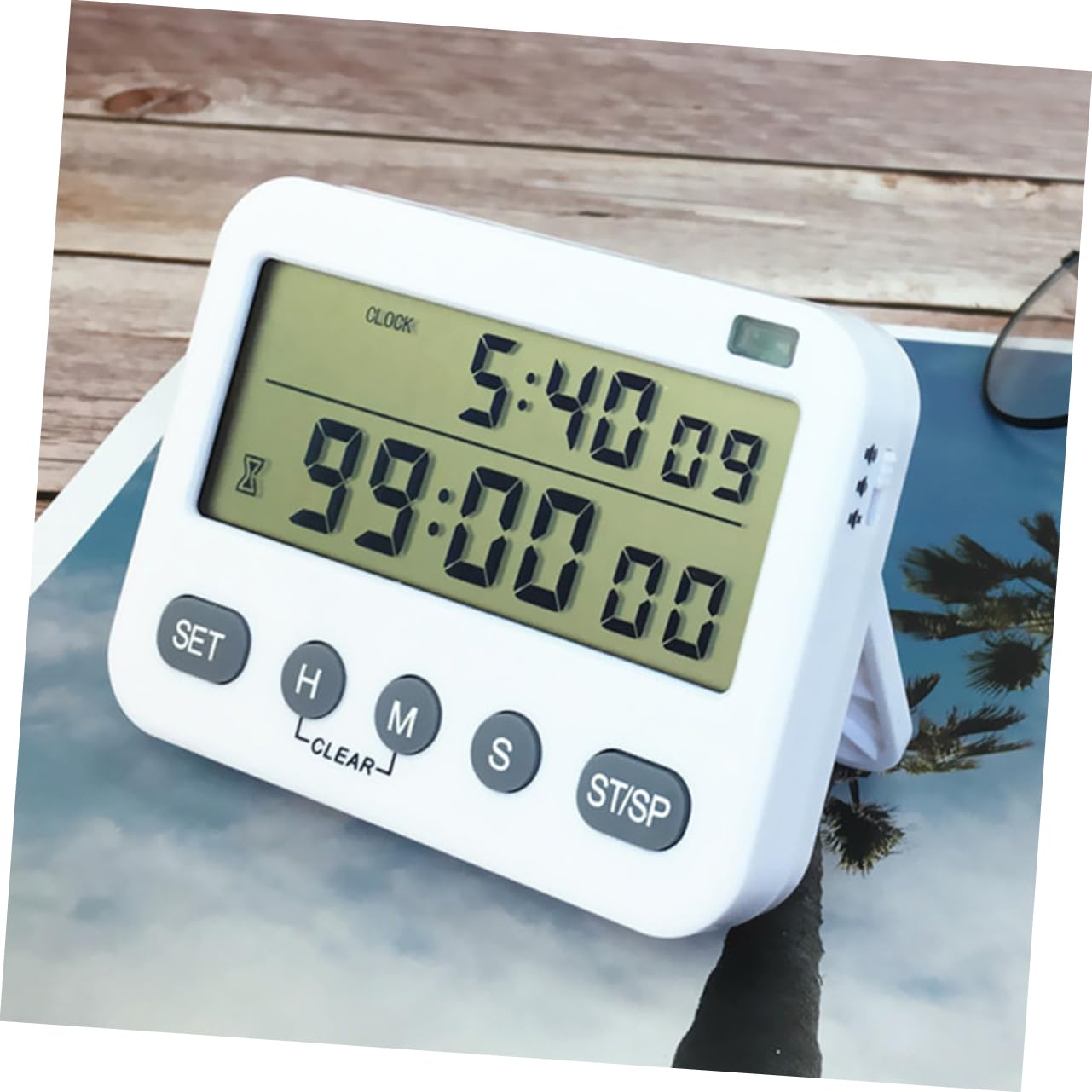 COLLBATH Temporizador De Cocina De 3 Piezas con Pantalla De Cuenta Regresiva para Laboratorio Dispositivo De Cronometraje Positivo