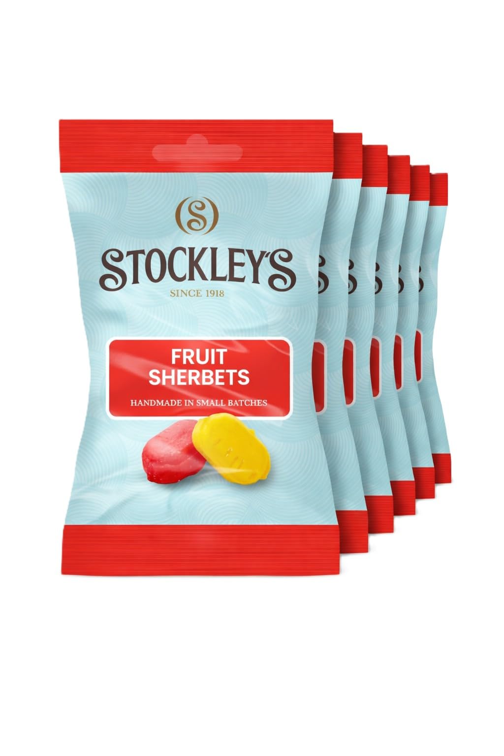 Stockley's - Fruit Sherbets Sharing Bag, 170g x 6