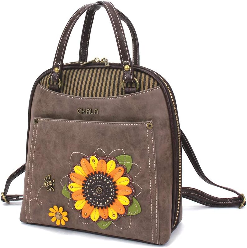 CHALA Bolso mochila convertible - Bolso de hombro convertible para mujer con correa ajustable