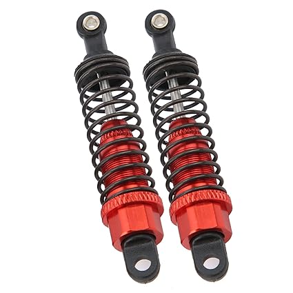 Shock Absorber, Aluminum Alloy Spring Damper Stable for Car Replacement for Slash 2WD(red)