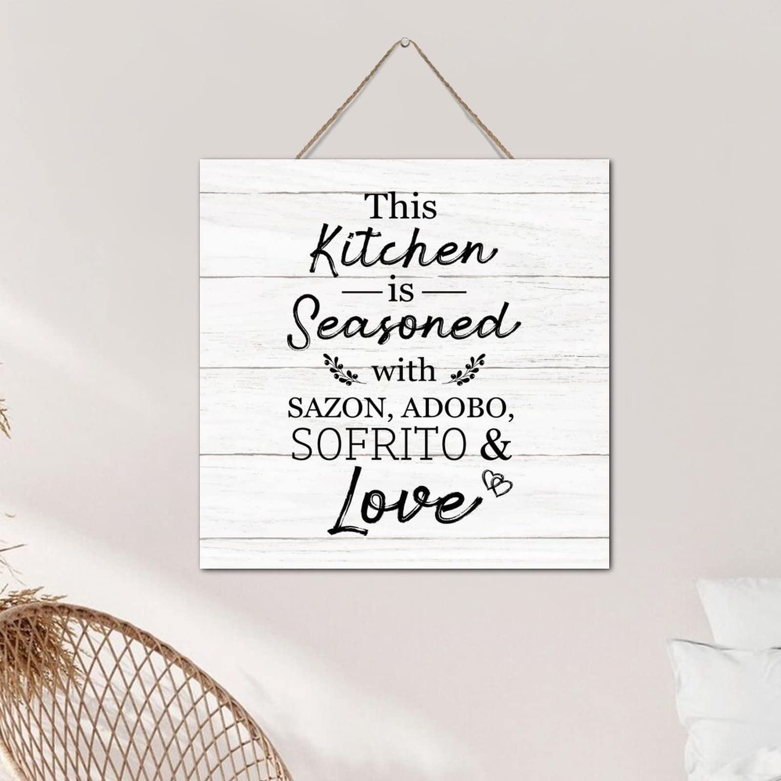 Amazon.com: This Kitchen Is Seasoned with Sazon, Adobo, Sofrito