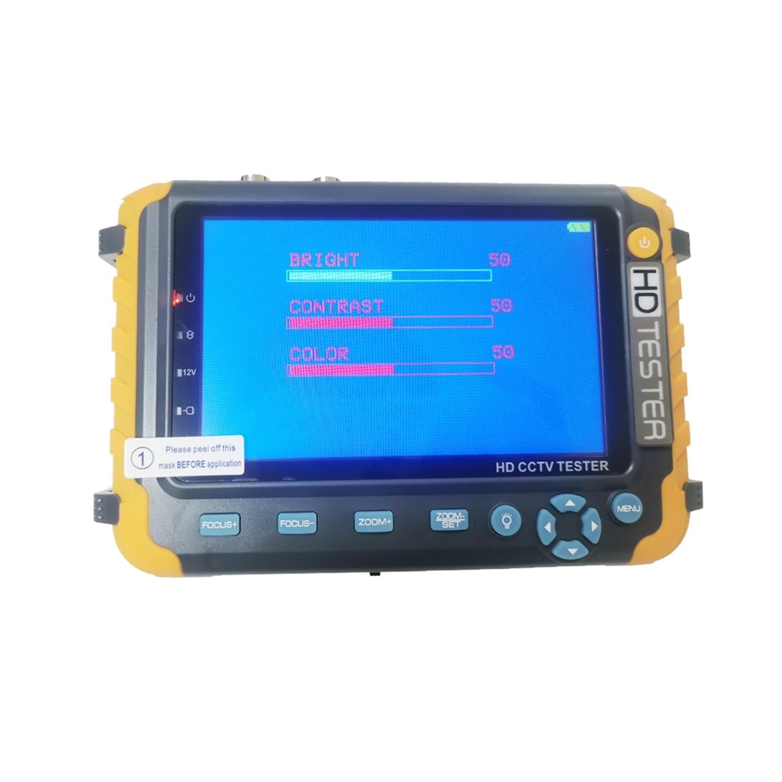 Supporto per tester CCTV per telecamera IP Tester Cctv Da 5 Pollici 8mp TVI CVI 8mp AHD 4-in-1 Tester For Telecamera Video, Monitor AHD Tester Potabile IV8W IV8C VGA PTZ Controller(IV8C)